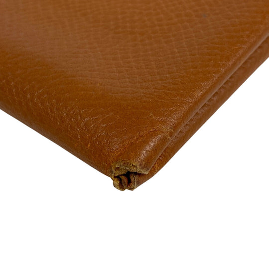 HERMES Coin case Epsom beige Made in 2017 Calvi mens Used Authentic