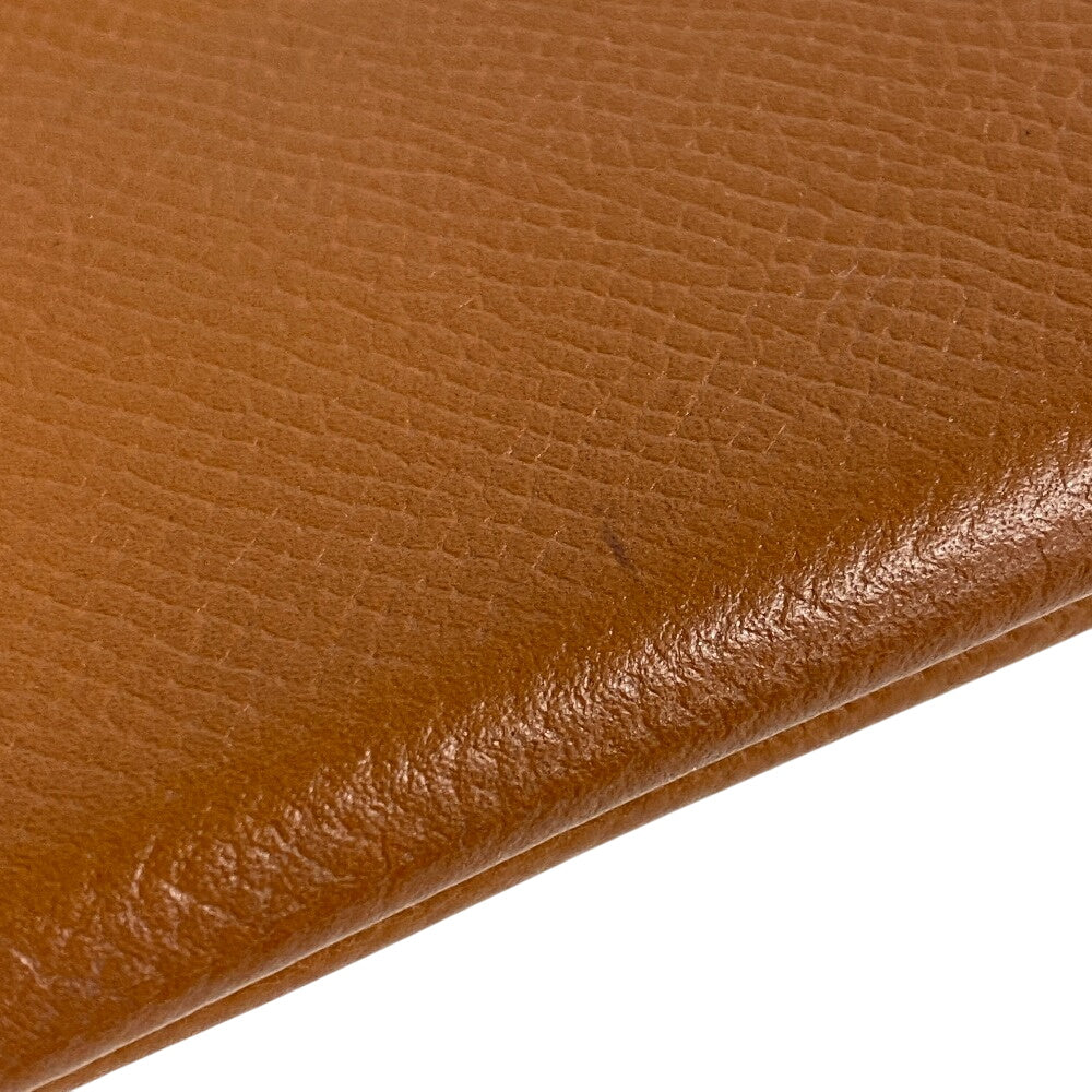HERMES Coin case Epsom beige Made in 2017 Calvi mens Used Authentic