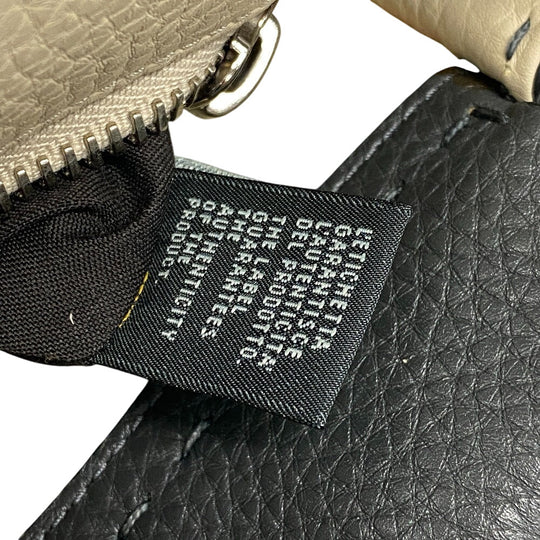 FENDI Handbag 8BN226 Calfskin gray Peekaboo Women Used Authentic