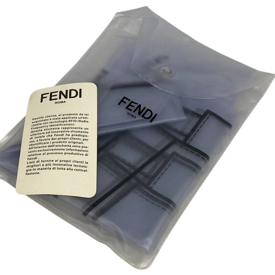 FENDI Handbag 8BN226 Calfskin gray Peekaboo Women Used Authentic