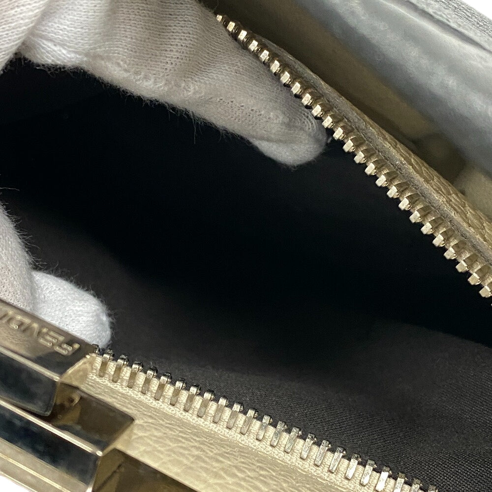 FENDI Handbag 8BN226 Calfskin gray Peekaboo Women Used Authentic