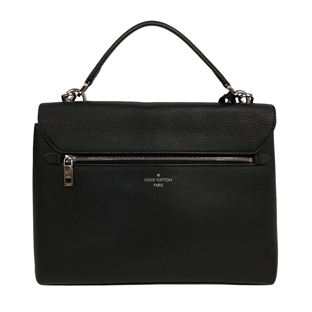 LOUIS VUITTON Shoulder Bag M54849 Taurillon Clemence black Cartable Handbag My rock me Women Used Authentic