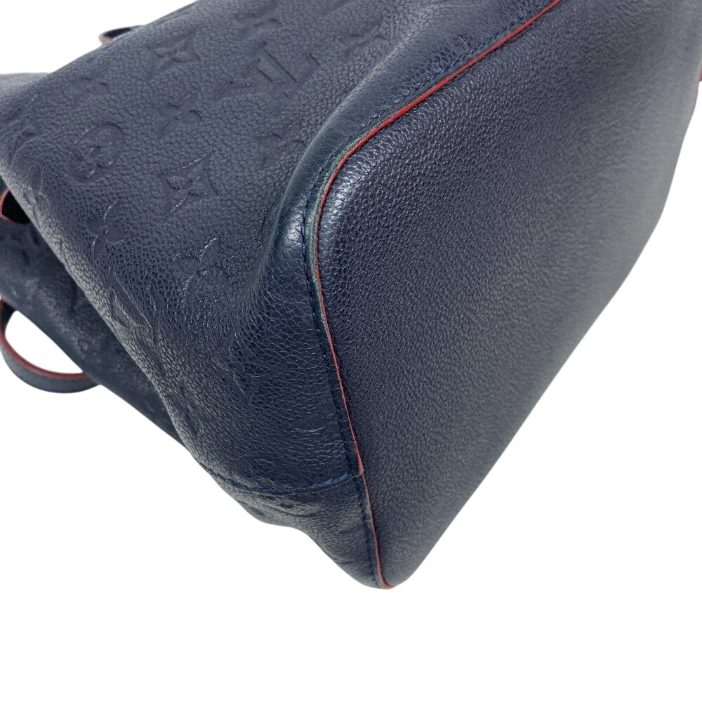 LOUIS VUITTON Shoulder Bag M45306 Monogram Ann Platt Navy 2way type Monogram Ann Platt Neonoe Women Used Authentic