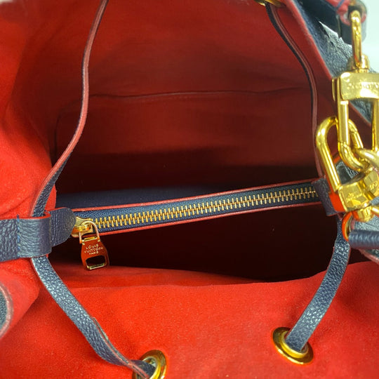 LOUIS VUITTON Shoulder Bag M45306 Monogram Ann Platt Navy 2way type Monogram Ann Platt Neonoe Women Used Authentic