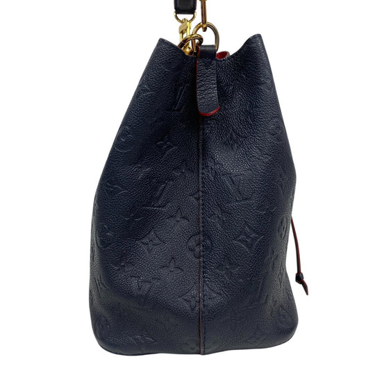 LOUIS VUITTON Shoulder Bag M45306 Monogram Ann Platt Navy 2way type Monogram Ann Platt Neonoe Women Used Authentic