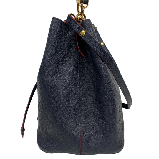 LOUIS VUITTON Shoulder Bag M45306 Monogram Ann Platt Navy 2way type Monogram Ann Platt Neonoe Women Used Authentic