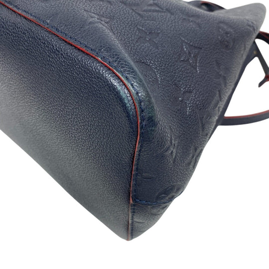 LOUIS VUITTON Shoulder Bag M45306 Monogram Ann Platt Navy 2way type Monogram Ann Platt Neonoe Women Used Authentic