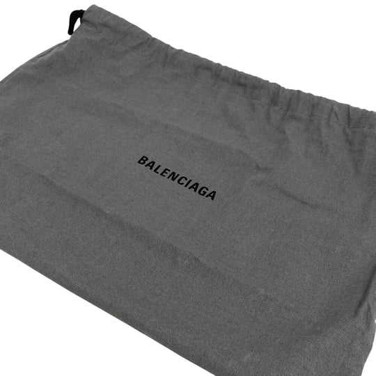 BALENCIAGA Clutch bag 694027 leather white Croco embossed luka goal Women Used Authentic