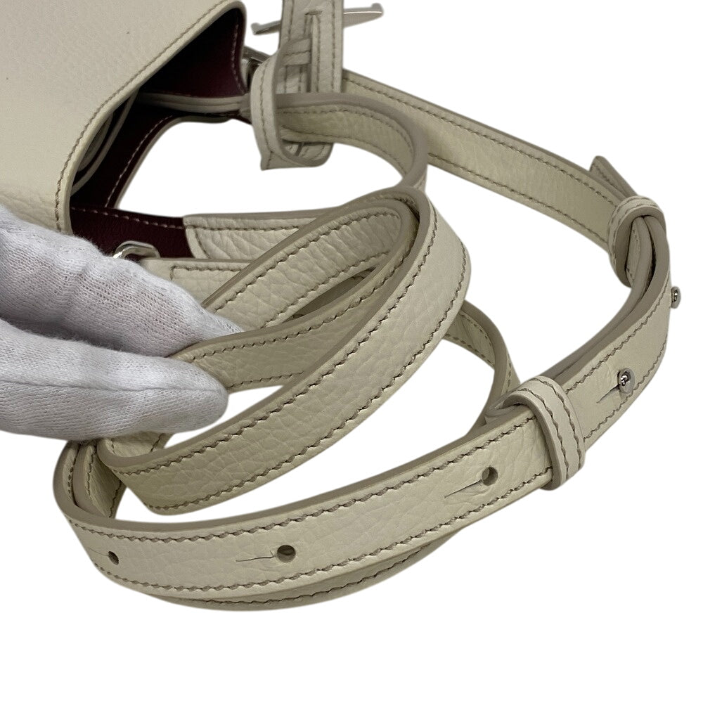 TOD'S Shoulder Bag XBWAPAA9100QNK9P09 leather cream Timeless Women Used Authentic