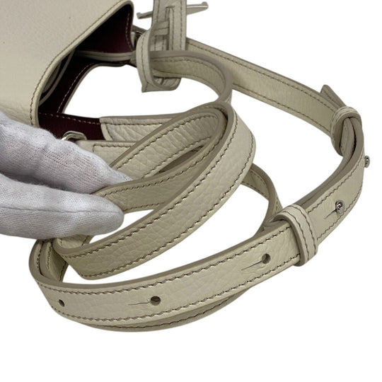 TOD'S Shoulder Bag XBWAPAA9100QNK9P09 leather cream Timeless Women Used Authentic