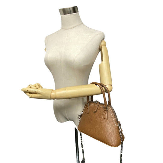 Maison Margiela Shoulder Bag leather Brown 5AC S56WG0082P4455 Women Used Authentic