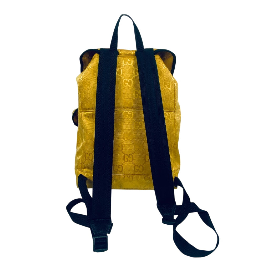 GUCCI Backpack 626160 Nylon yellow Off the grid Women(Unisex) Used Authentic