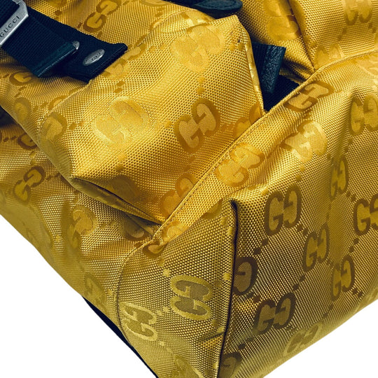 GUCCI Backpack 626160 Nylon yellow Off the grid Women(Unisex) Used Authentic