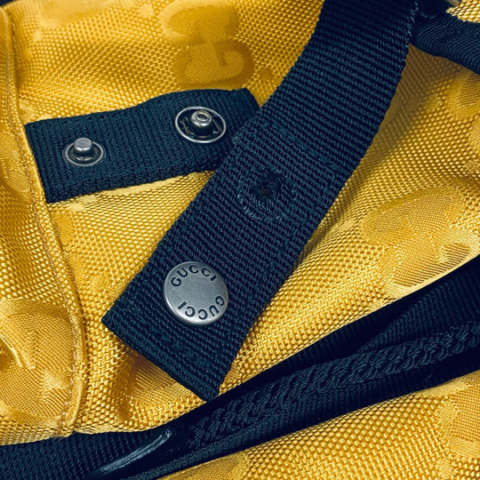 GUCCI Backpack 626160 Nylon yellow Off the grid Women(Unisex) Used Authentic