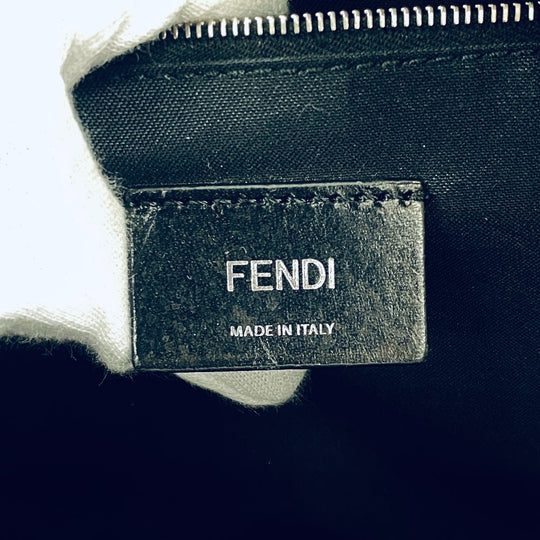 FENDI Backpack 7VZ042 Nylon, Leather Navy monster Women(Unisex) Used Authentic