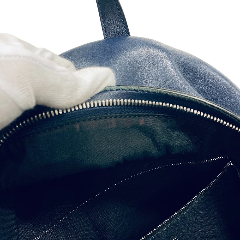 FENDI Backpack 7VZ042 Nylon, Leather Navy monster Women(Unisex) Used Authentic