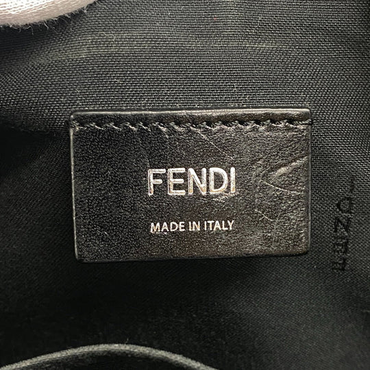 FENDI Backpack 7VZ042 PVC, Nylon black Backpack Zucca mens Used Authentic