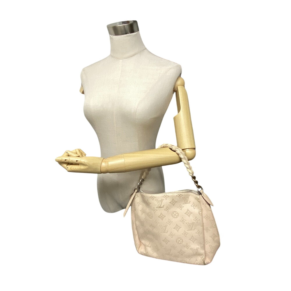 LOUIS VUITTON Handbag M51767 Mahina cream Mahina BabyloneChainBB Women Used Authentic