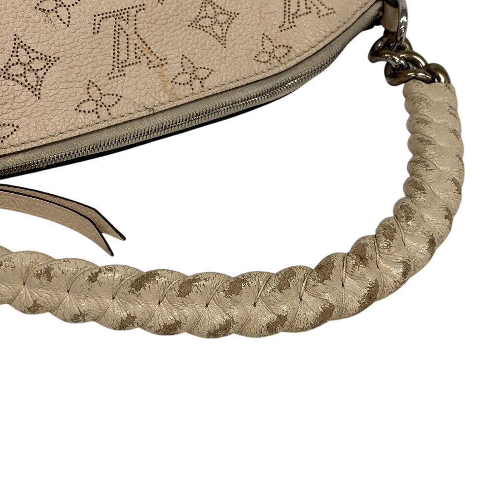 LOUIS VUITTON Handbag M51767 Mahina cream Mahina BabyloneChainBB Women Used Authentic