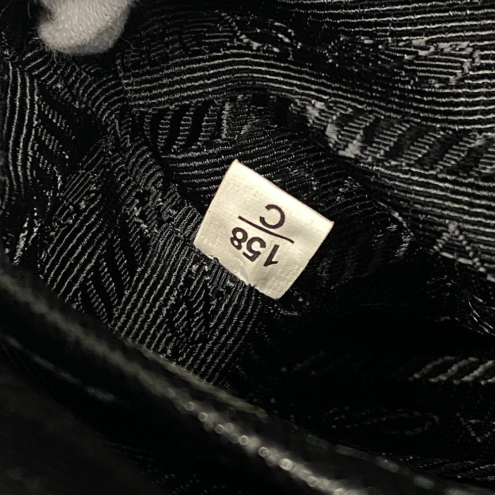 PRADA Shoulder Bag 2VH112 Nylon black Re-Nylon x Saffiano Women Used Authentic