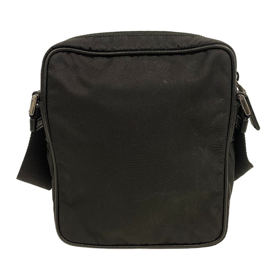 PRADA Shoulder Bag 2VH112 Nylon black Re-Nylon x Saffiano Women Used Authentic