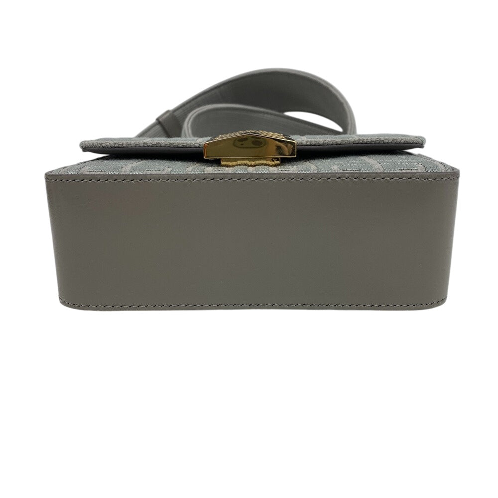 GIVENCHY Shoulder Bag Calfskin, Cotton gray 4G Small Women Used Authentic