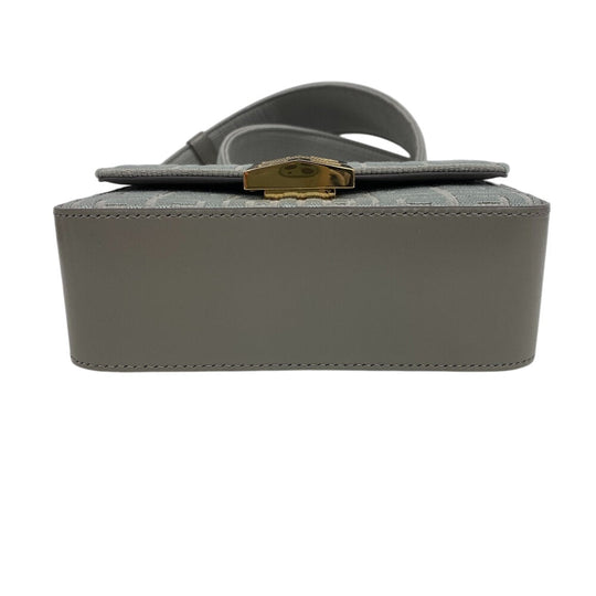 GIVENCHY Shoulder Bag Calfskin, Cotton gray 4G Small Women Used Authentic