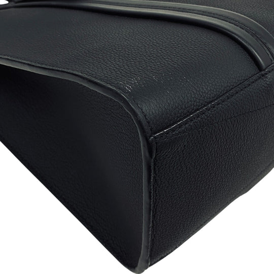 LOUIS VUITTON Tote Bag M57308 leather Noir LV logo aerogram take off tote mens Used Authentic