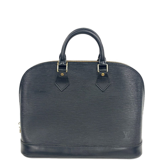 LOUIS VUITTON Handbag M52142 leather black Epi Alma Women Used Authentic