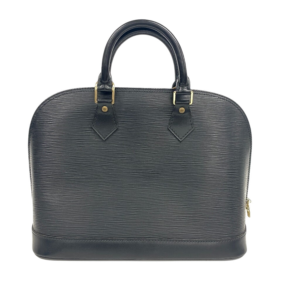 LOUIS VUITTON Handbag M52142 leather black Epi Alma Women Used Authentic