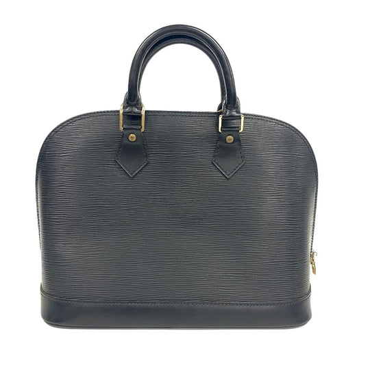 LOUIS VUITTON Handbag M52142 leather black Epi Alma Women Used Authentic