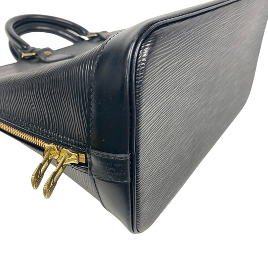 LOUIS VUITTON Handbag M52142 leather black Epi Alma Women Used Authentic
