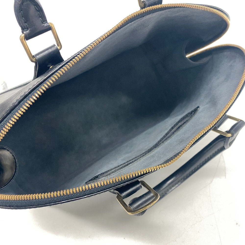 LOUIS VUITTON Handbag M52142 leather black Epi Alma Women Used Authentic
