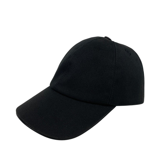 LOUIS VUITTON cap M7050L cotton black LV Iconic Women Used Authentic