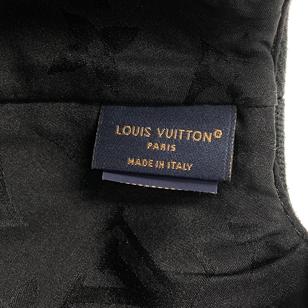 LOUIS VUITTON cap M7050L cotton black LV Iconic Women Used Authentic
