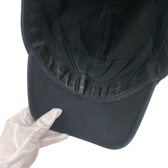 LOUIS VUITTON Casquette M777125 cotton black Aerogram mens Used Authentic