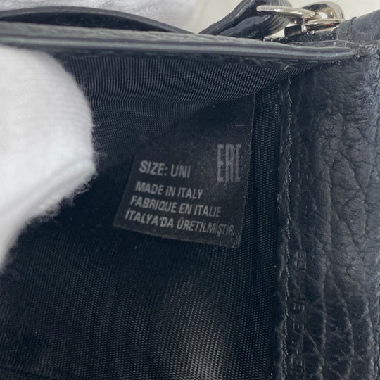 Maison Margiela Tri-fold wallet leather black Calf leather Trifold unisex(Unisex) Used Authentic