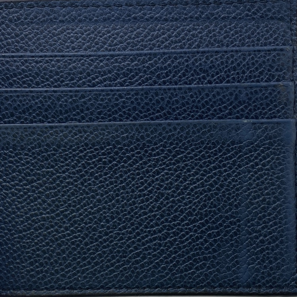 PRADA Money clip 2MN077 leather black Card Case Safiano leather mens Used Authentic