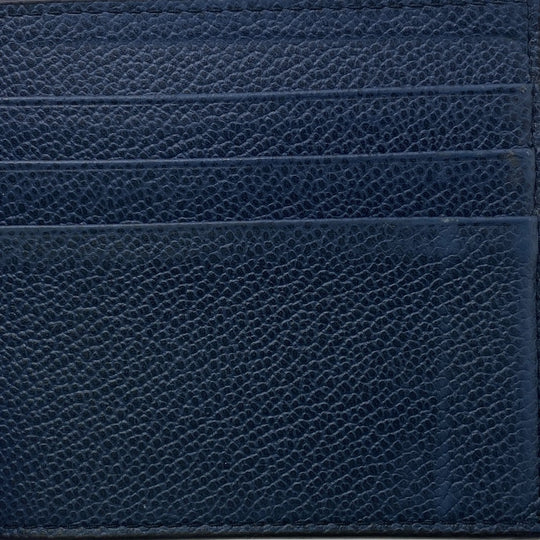 PRADA Money clip 2MN077 leather black Card Case Safiano leather mens Used Authentic
