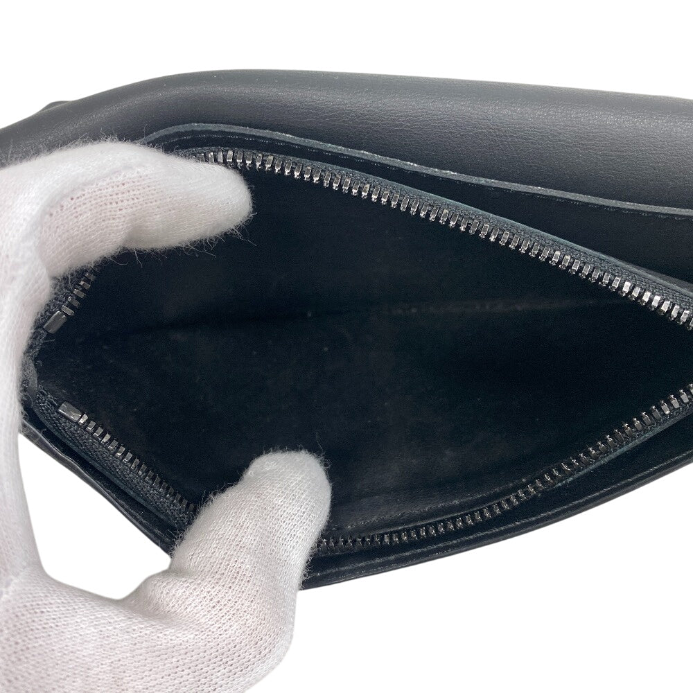 LOUIS VUITTON Long Wallet Purse M62900 leather black Monogram shadow Portefeuille Blaza mens Used Authentic