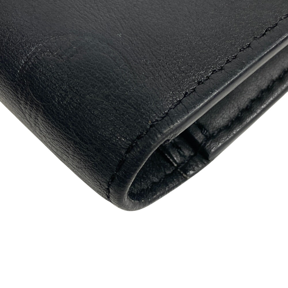 LOUIS VUITTON Long Wallet Purse M62900 leather black Monogram shadow Portefeuille Blaza mens Used Authentic