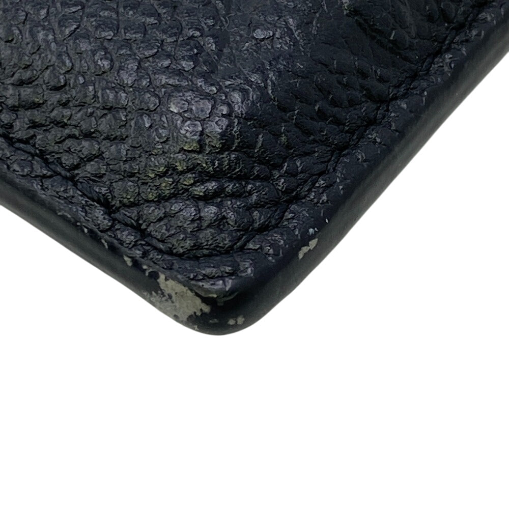 LOUIS VUITTON Card Case M82132 Monogram Ann Platt black Monogram Porto Carte LV Charm mens(Unisex) Used Authentic