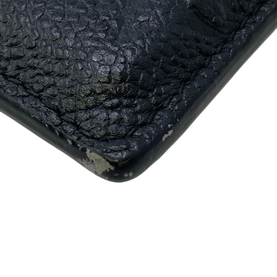 LOUIS VUITTON Card Case M82132 Monogram Ann Platt black Monogram Porto Carte LV Charm mens(Unisex) Used Authentic