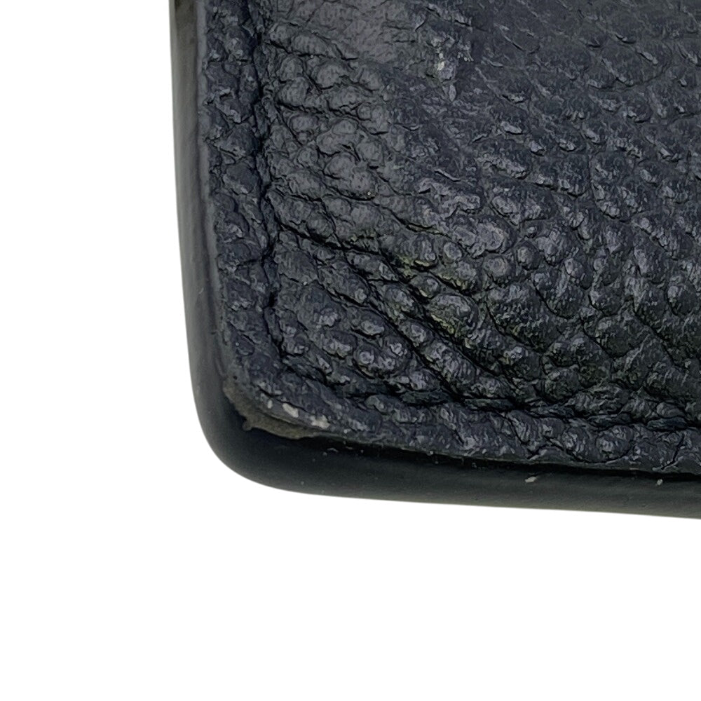LOUIS VUITTON Card Case M82132 Monogram Ann Platt black Monogram Porto Carte LV Charm mens(Unisex) Used Authentic