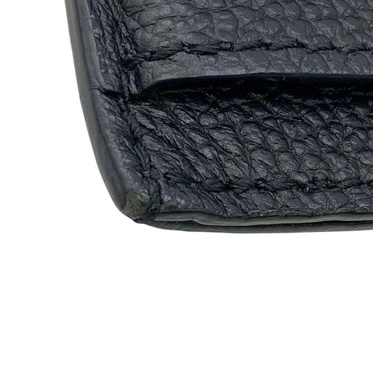 LOUIS VUITTON Card Case M82132 Monogram Ann Platt black Monogram Porto Carte LV Charm mens(Unisex) Used Authentic