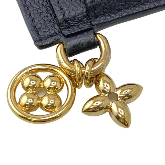 LOUIS VUITTON Card Case M82132 Monogram Ann Platt black Monogram Porto Carte LV Charm mens(Unisex) Used Authentic