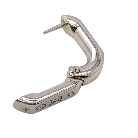 LOUIS VUITTON Pierce M00925 Metal, Stone Silver Paradise Chain