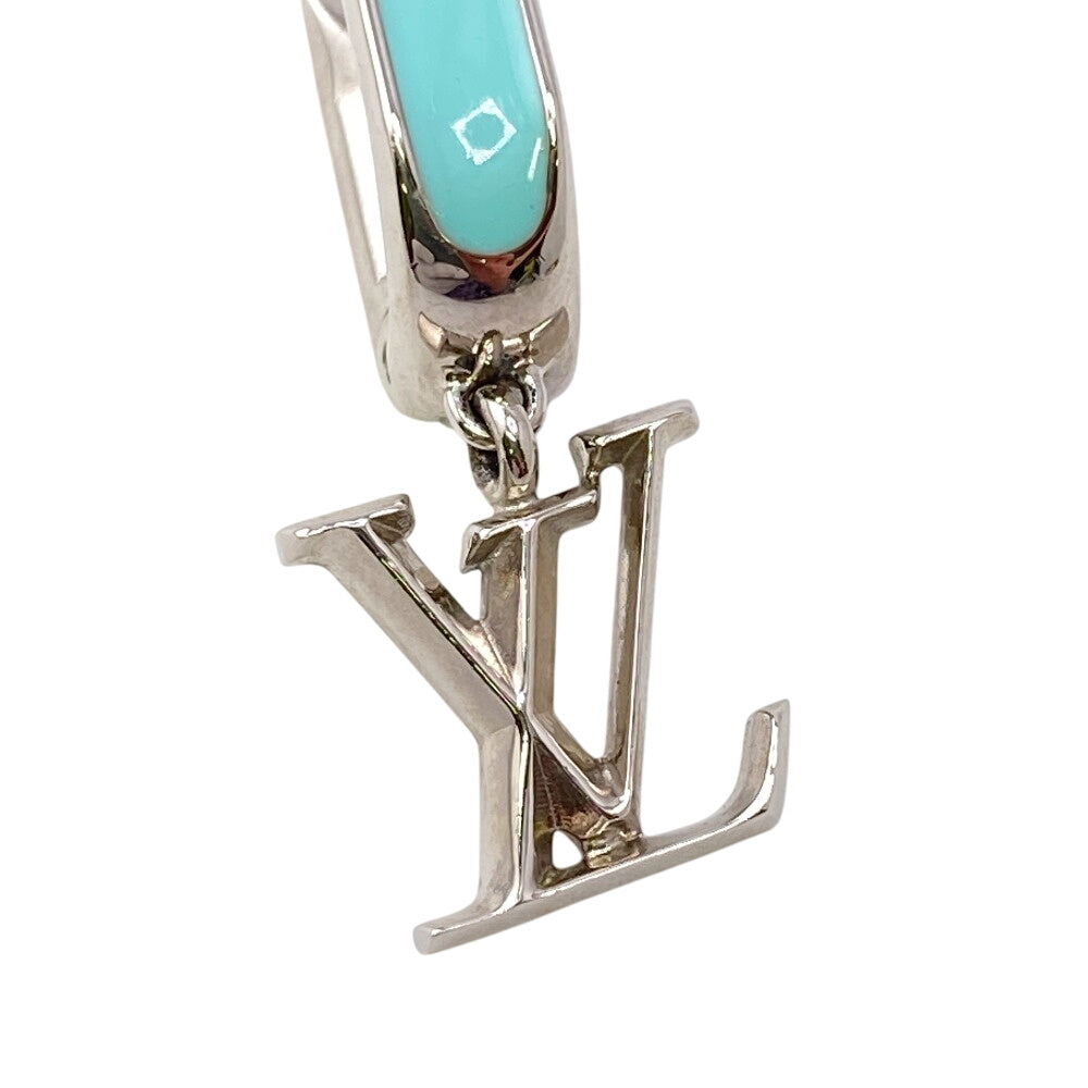 LOUIS VUITTON Pierce M00925 Metal, Stone Silver Paradise Chain