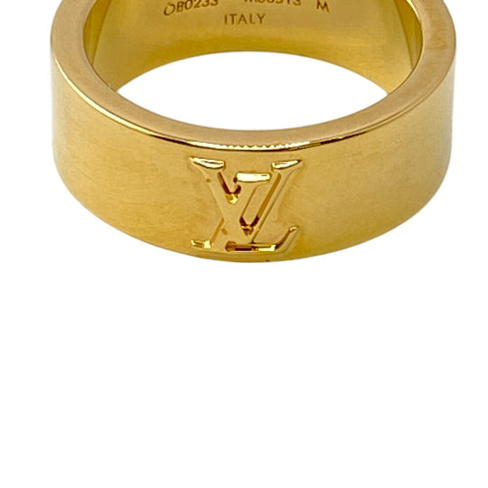 LOUIS VUITTON Ring M00513 Gold Plated gold 1 Berg LV Instinct mens(Unisex) M Used Authentic