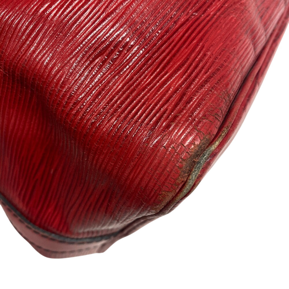 LOUIS VUITTON Shoulder Bag M44107 Epi Leather Red Epi Petit Noe Women Used Authentic